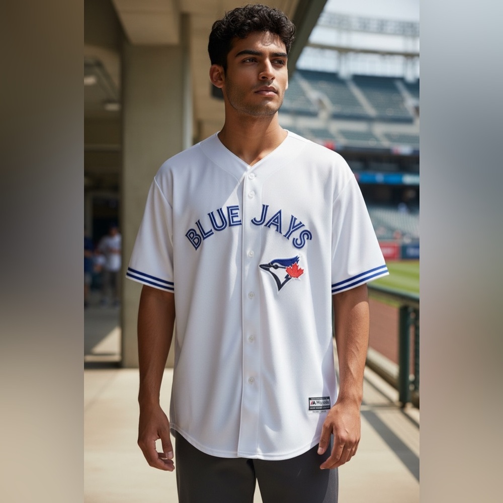 Majestic Blue Jays Cool Base Jersey